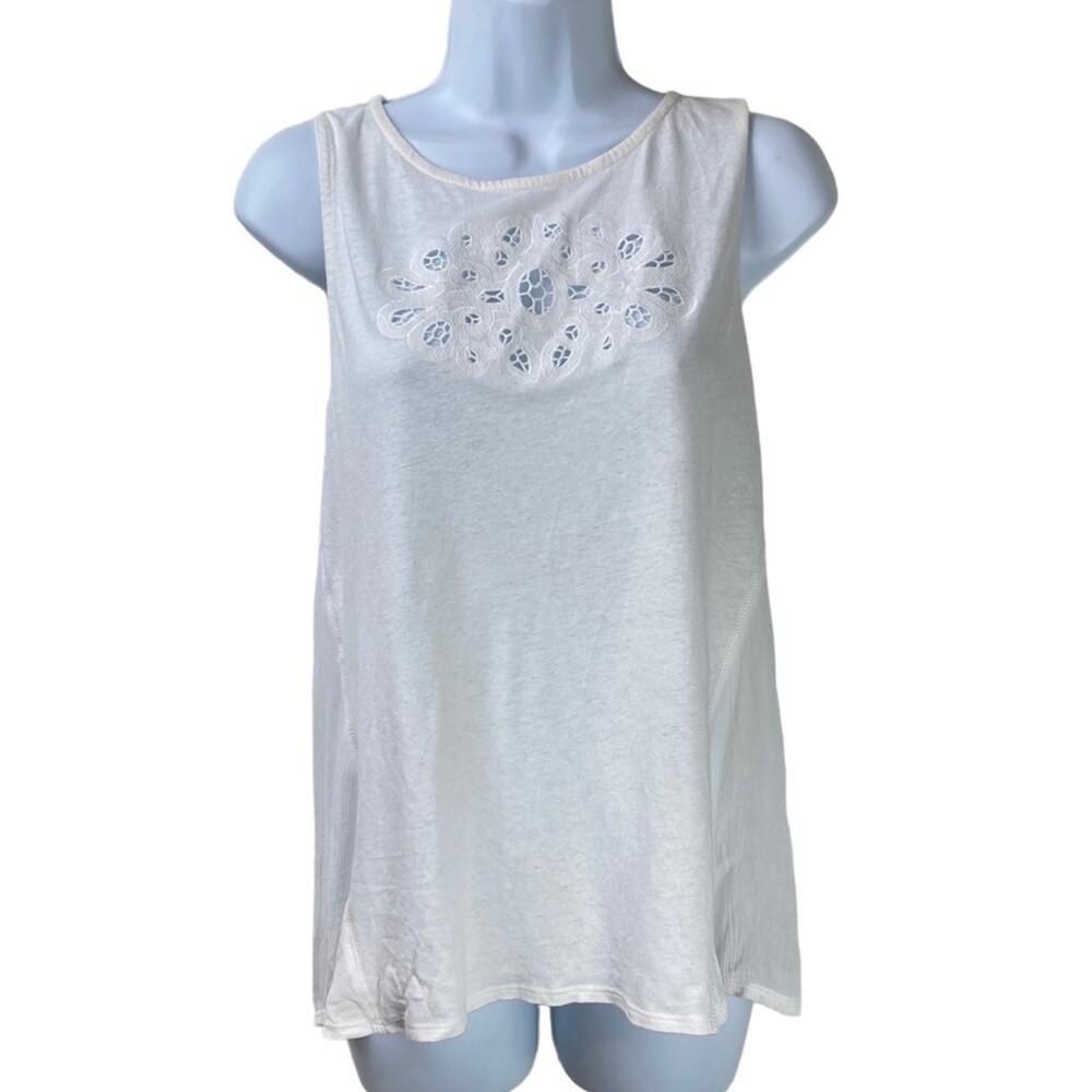Sanctuary Sleeveless Top White Size Medium
